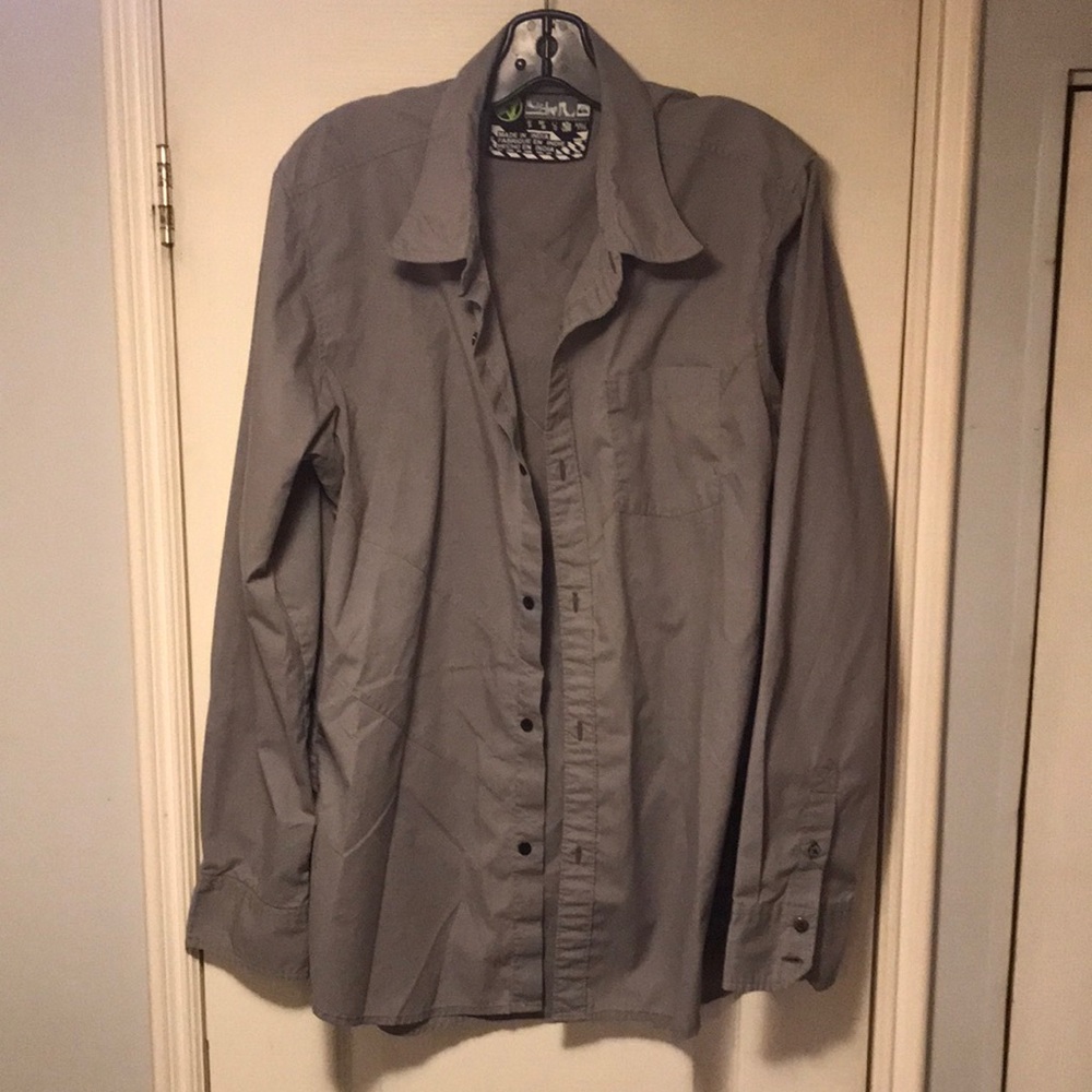 Men’s Quiksilver Long Sleeve Button Down Shirt Size XL